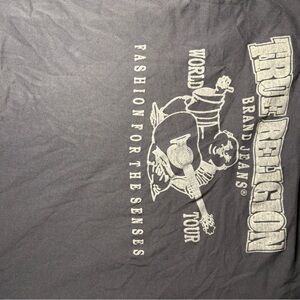 True Religion Gray Graphic Men's Shirt